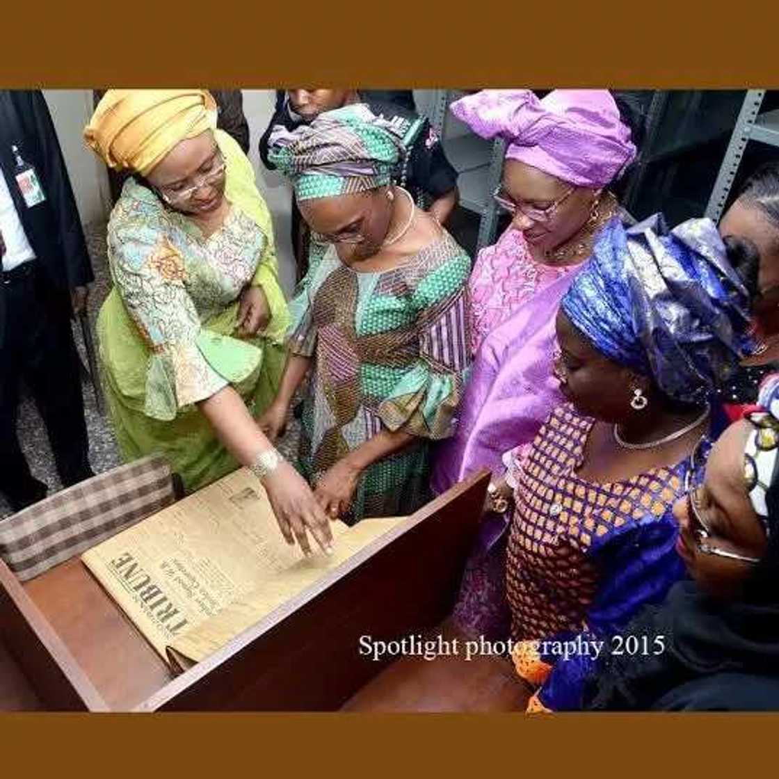 Photos: Aisha Buhari Tours Awolowo Residence