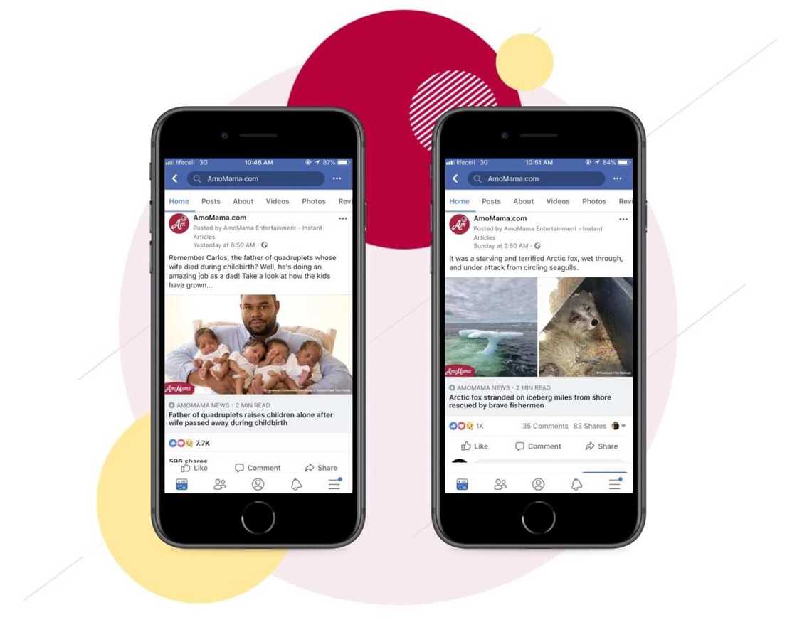 AmoMama content on Facebook AmoMama content on Facebook