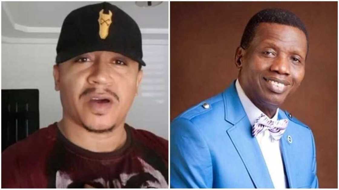 Pastor Adeboye and Daddy Freeze