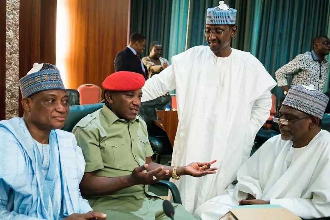 After sending list of two ministerial nominees, Buhari presides over FEC meeting (photos)