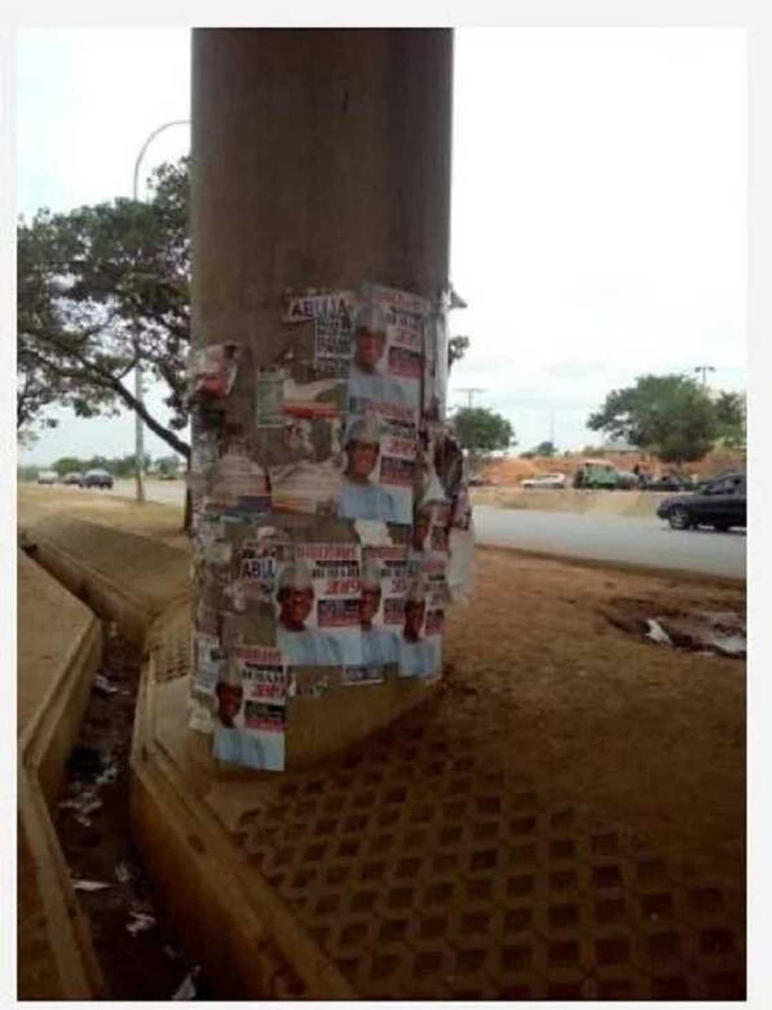 Buhari 2019 posters spotted in Abuja (SEE)