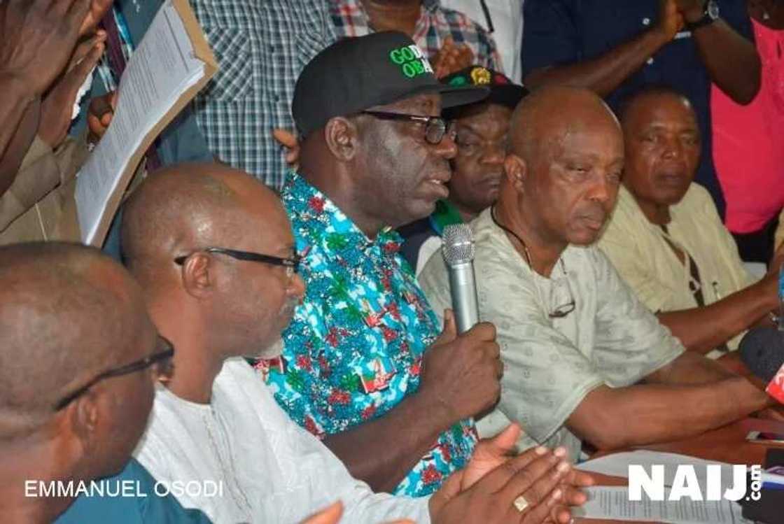 BREAKING: Godwin Obaseki wins Edo election (photos)