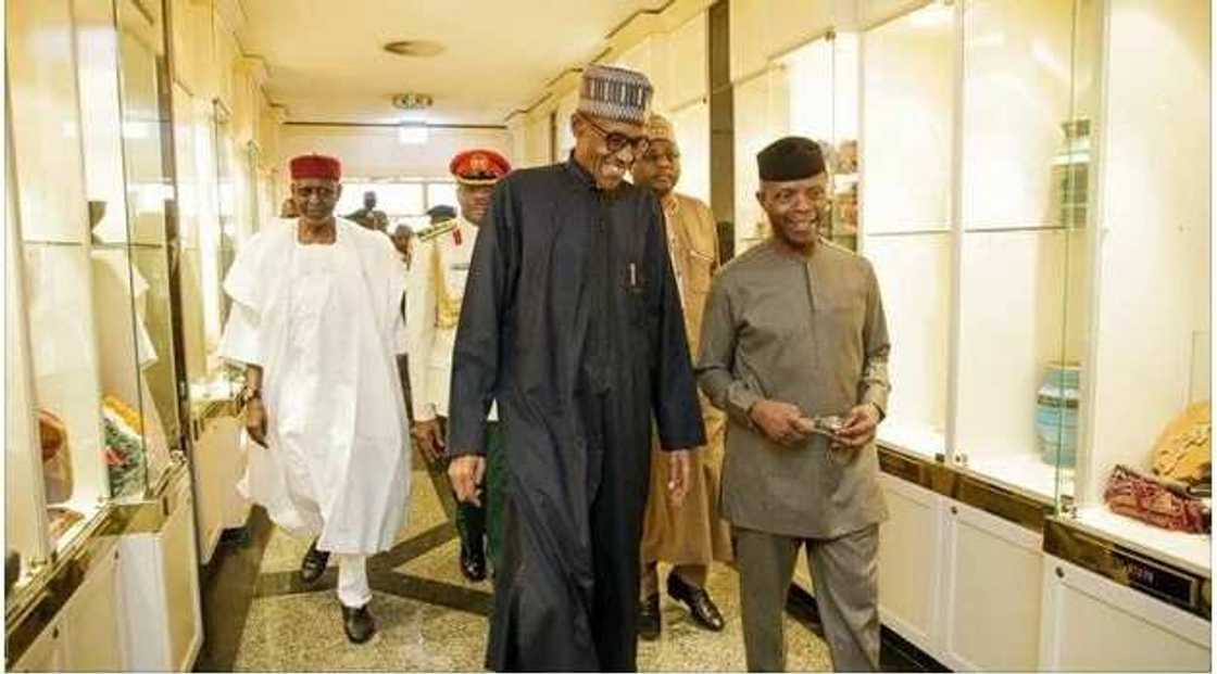 Buhari directs Osinbajo to keep acting, says he needs more rest Buhari directs Osinbajo to keep acting, says he needs more rest