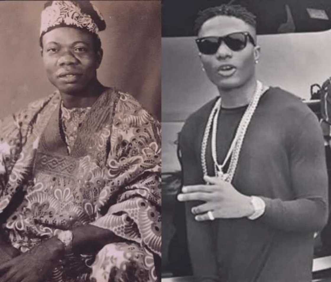 Wizkid and father Wizkid and father