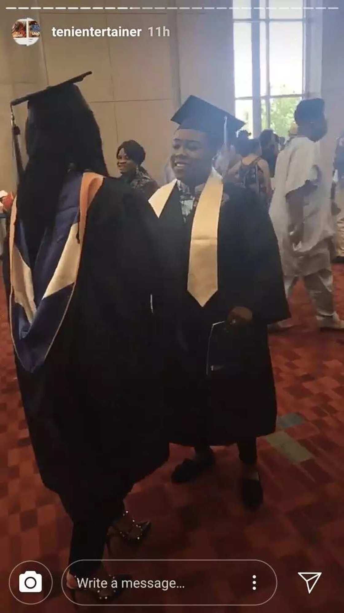 Nigerian singer Teni graduates from the University of Georgia (Photos)