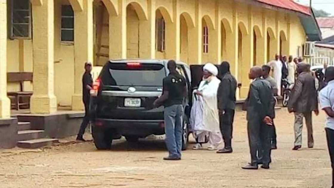 Shiite leader El-Zakzaky brought to court, charged with murder Shiite leader El-Zakzaky brought to court, charged with murder