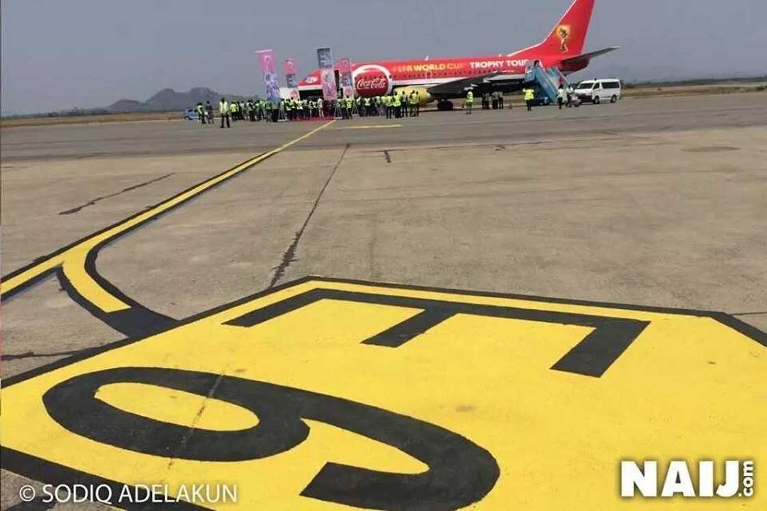 FIFA World Cup finally lands in Nigeria for a four-day tour to Lagos and Abuja FIFA World Cup finally lands in Nigeria for a four-day tour to Lagos and Abuja