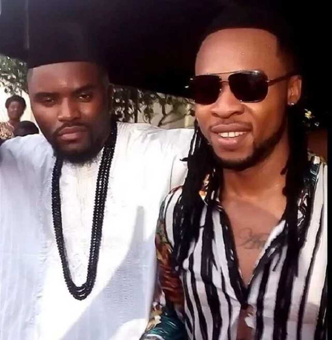 Flavour’s childhood friend Shakal El calls him out for ignoring him after he became successful Flavour’s childhood friend Shakal El calls him out for ignoring him after he became successful