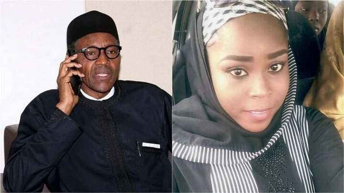 Ta’aziyya: Buhari ya kira mahaifin Hauwa Liman a waya don jajanta masa