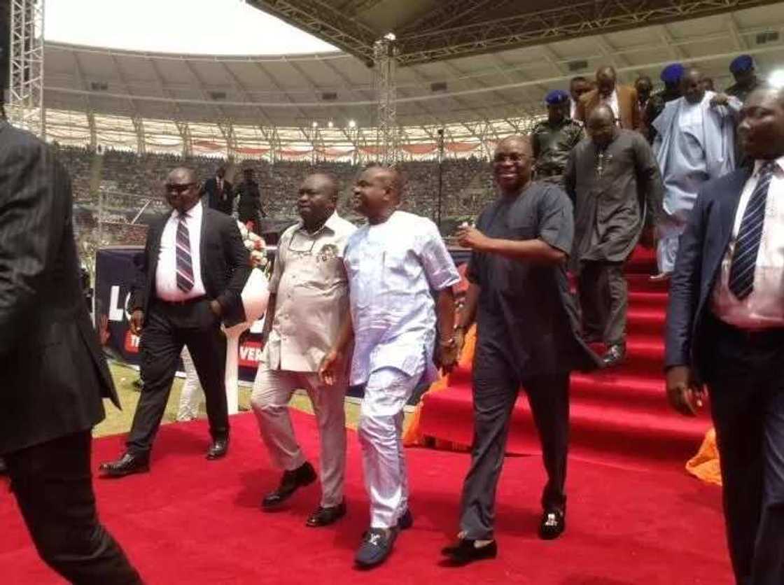 Fayose has denied the allegations by governorship aspirants in the state Fayose has denied the allegations by governorship aspirants in the state