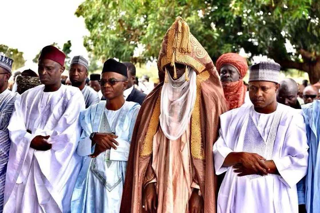 Sallah: El-Rufa'i ya yi idi a kudancin Kaduna, hotuna Sallah: El-Rufa'i ya yi idi a kudancin Kaduna, hotuna