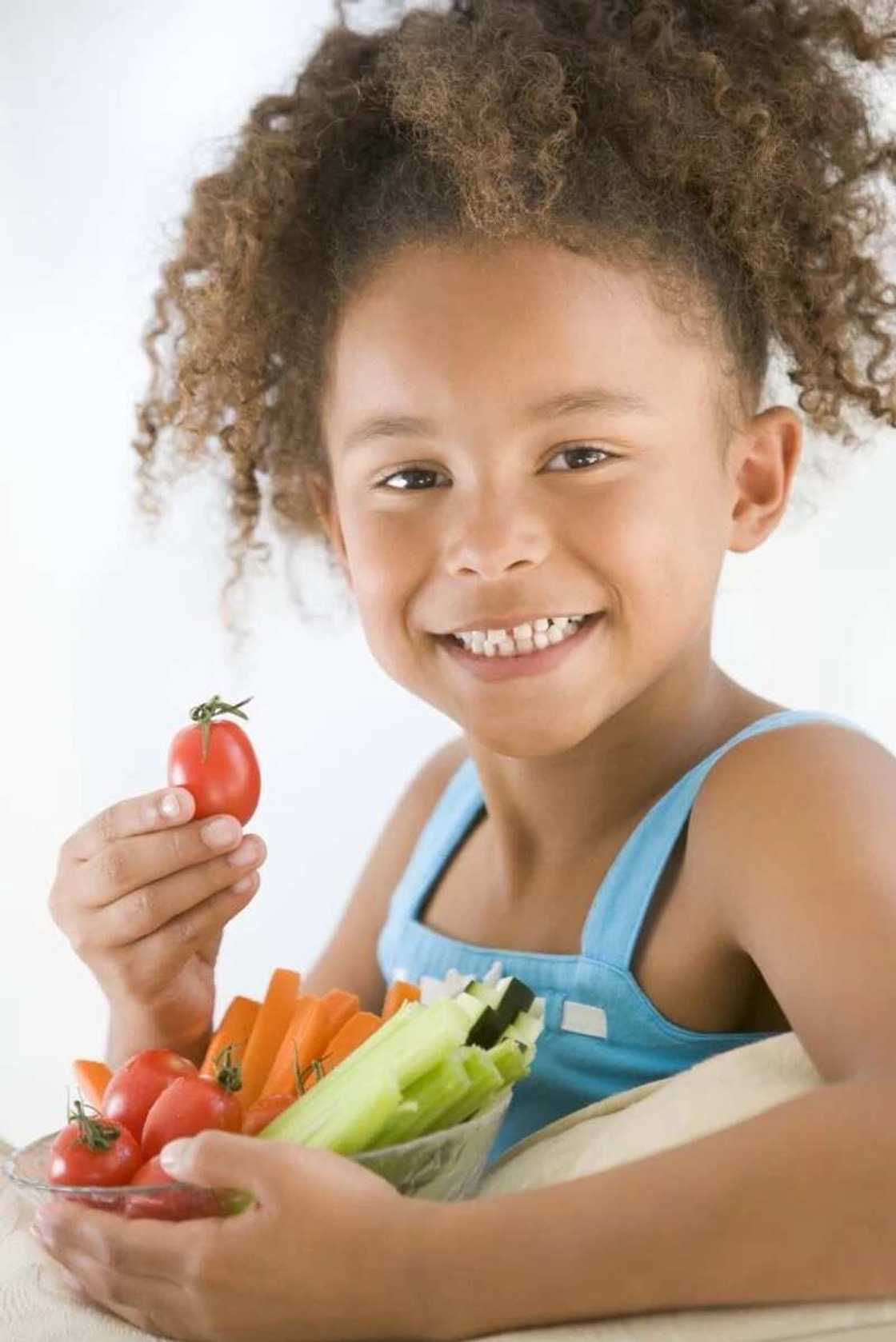 Nigerian food time table for children