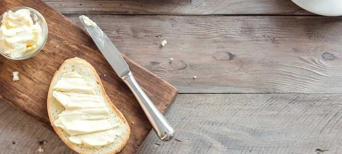 Butter and bread Butter and bread