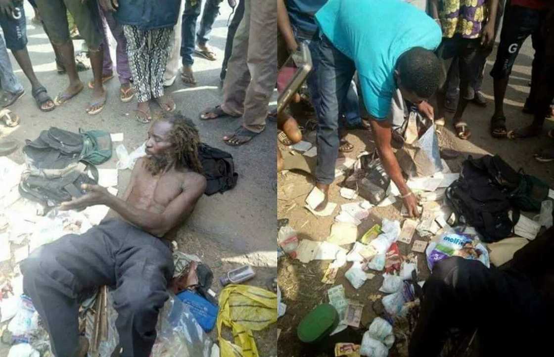 See mad man who picks used pampers and the children die after 14 days (photos) See mad man who picks used pampers and the children die after 14 days (photos)