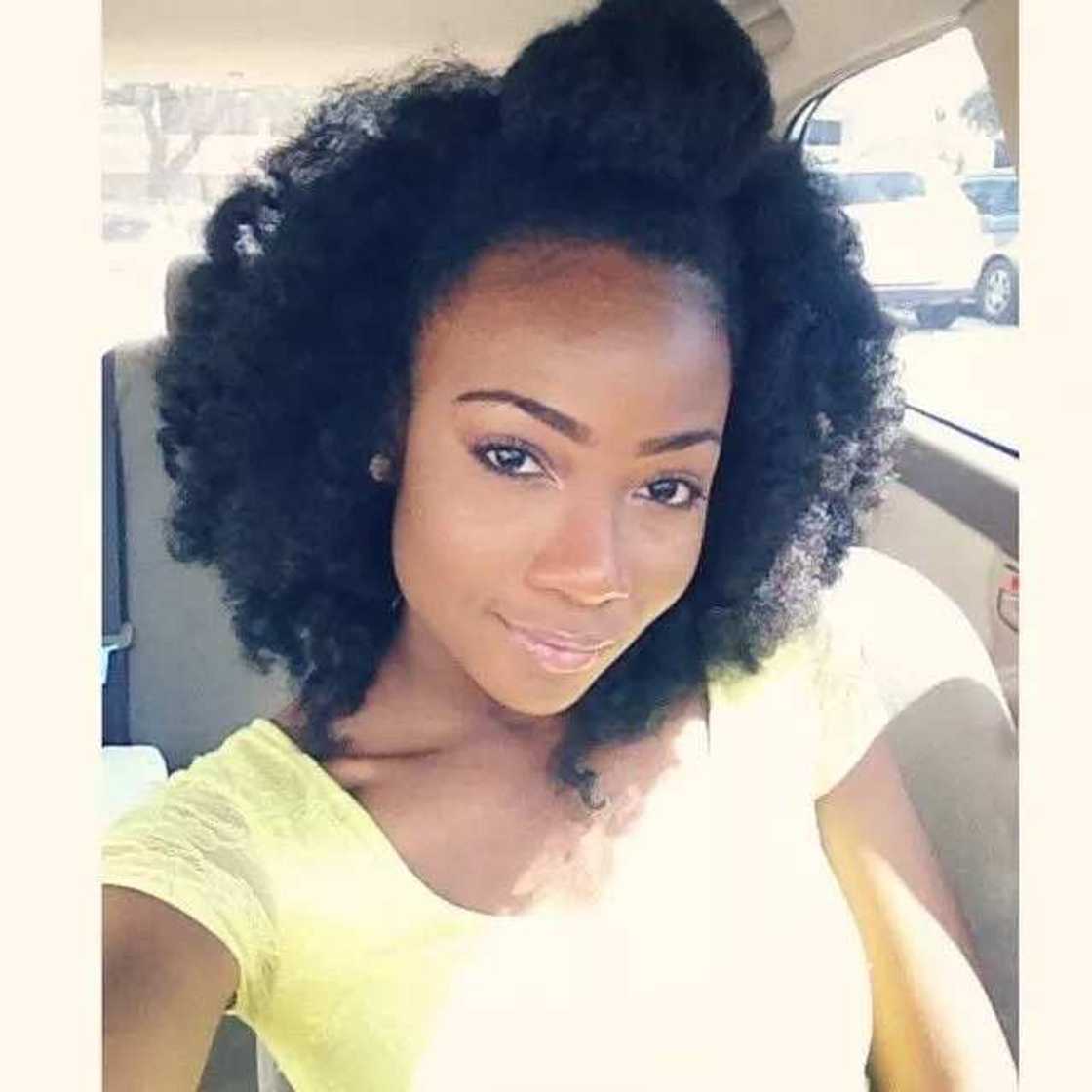 Natural hairstyles for medium length hair