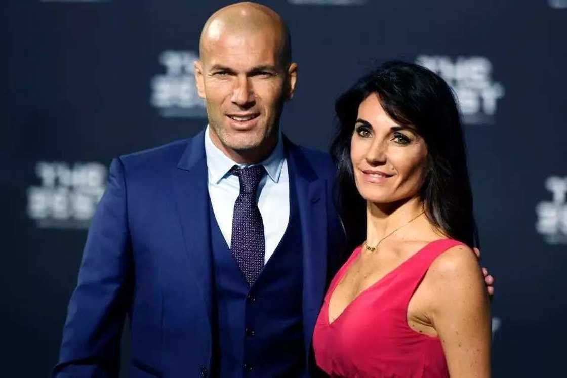 Zinedine Zidane and his wife Veronica Fernandez Zinedine Zidane and his wife Veronica Fernandez