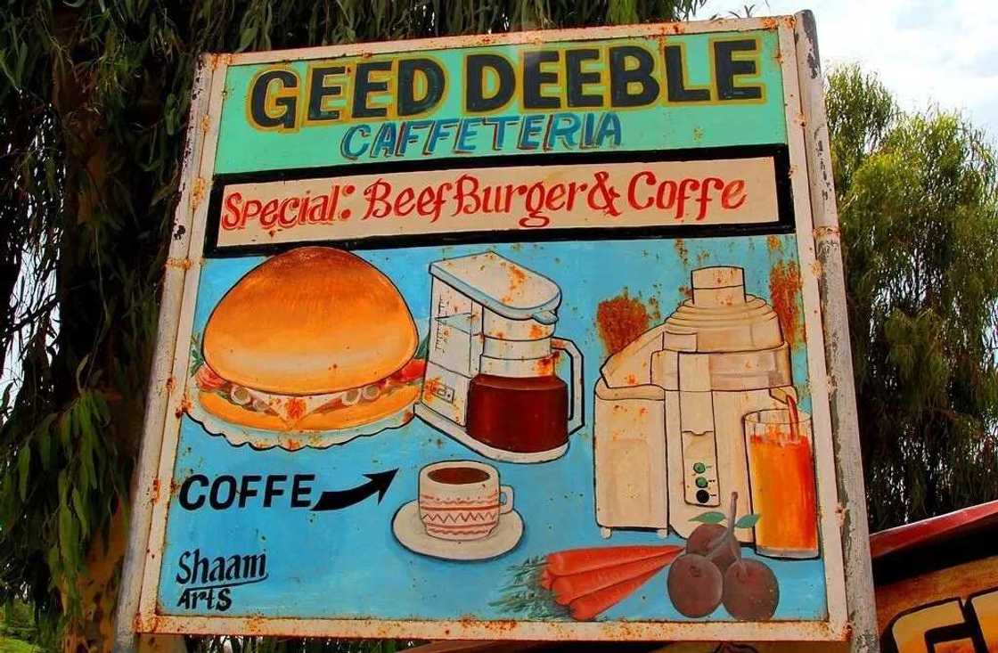 Outdoor food advertising of past years Outdoor food advertising of past years