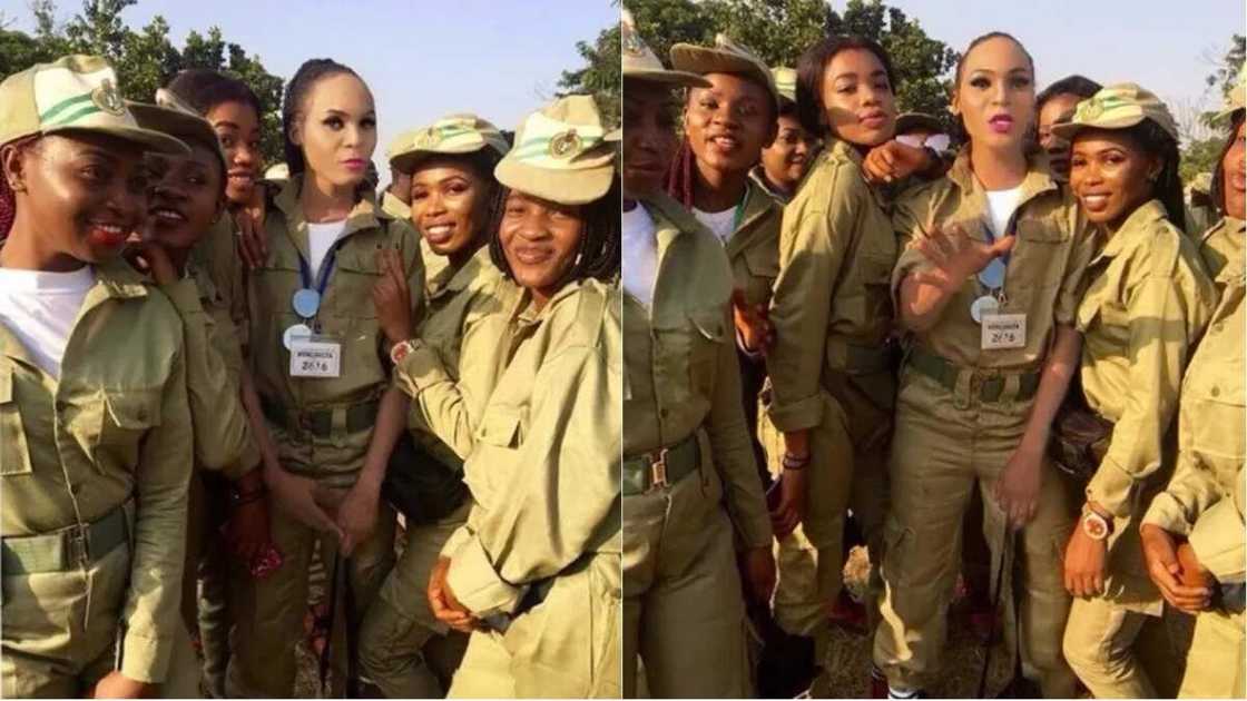 'Feminine' male cross dresser becomes center of attention at Delta NYSC orientation camp 'Feminine' male cross dresser becomes center of attention at Delta NYSC orientation camp