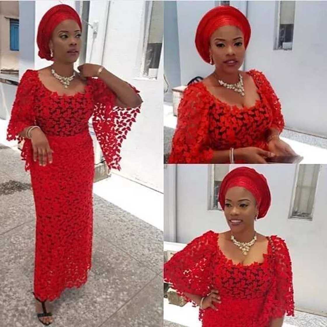 red lace style red lace style