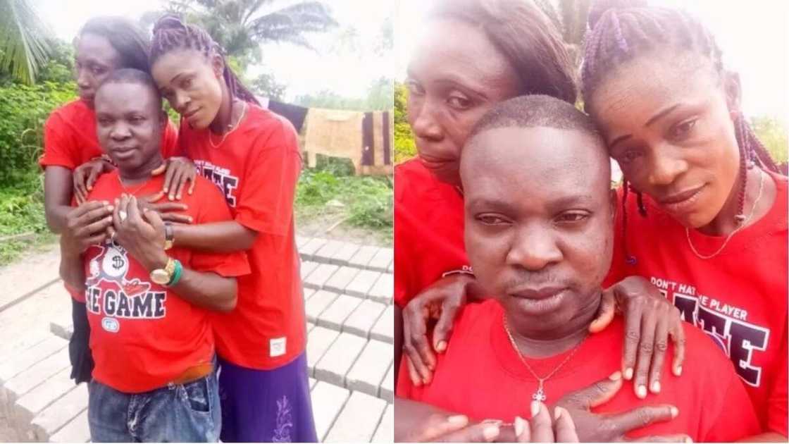 Man with his two wives
Source: Facebook, MC Udeke Man with his two wives
Source: Facebook, MC Udeke