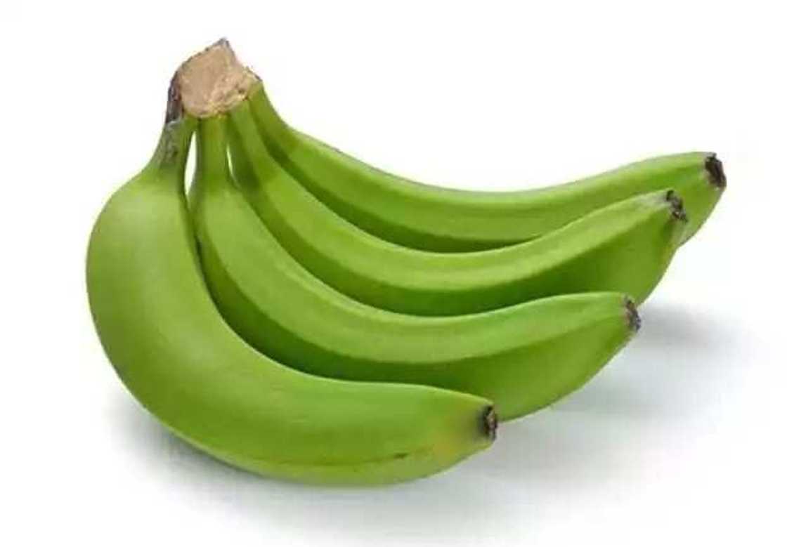 Unripe plantains Unripe plantains