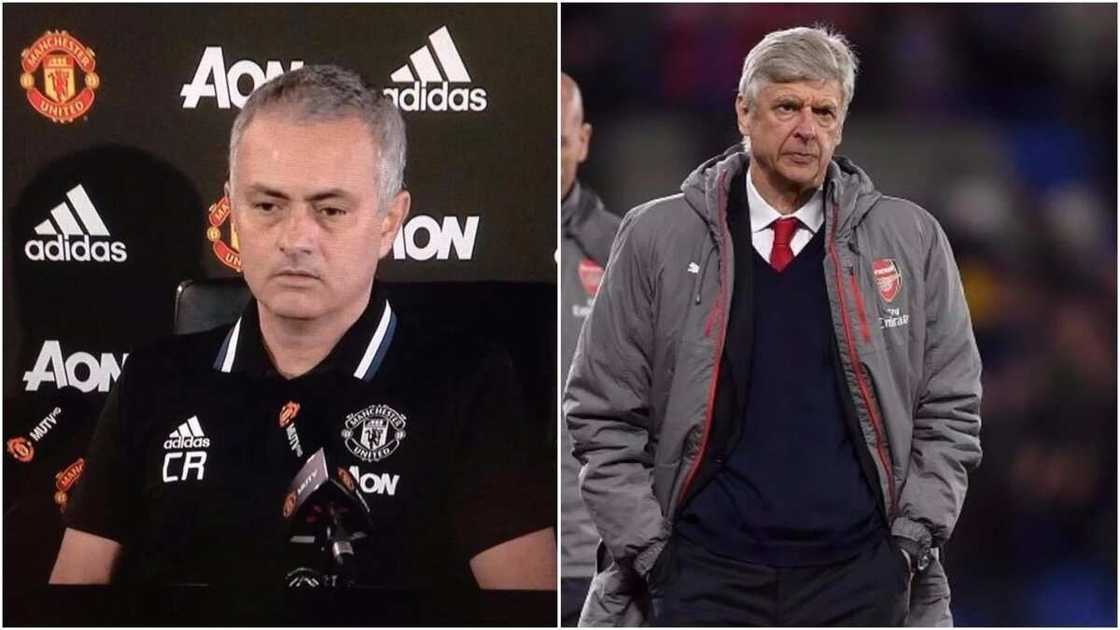 Mourinho begs Wenger to leave Arsenal on his own terms Mourinho begs Wenger to leave Arsenal on his own terms