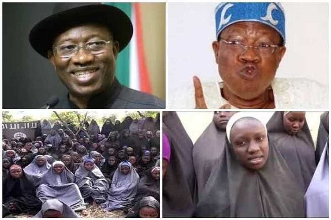 Stop finger pointing on Chibok girls' issue, FG tells Goodluck Jonathan Stop finger pointing on Chibok girls' issue, FG tells Goodluck Jonathan