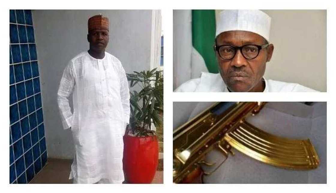 Inusa Saidu Biu is suspected to be a die-hard fan of the president Inusa Saidu Biu is suspected to be a die-hard fan of the president