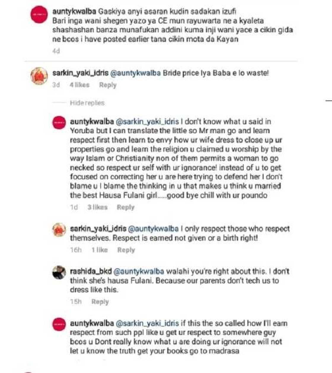 Fatima Ajimobi and husband, Idris fire back at “destructive Hausa blogger” Fatima Ajimobi and husband, Idris fire back at “destructive Hausa blogger”