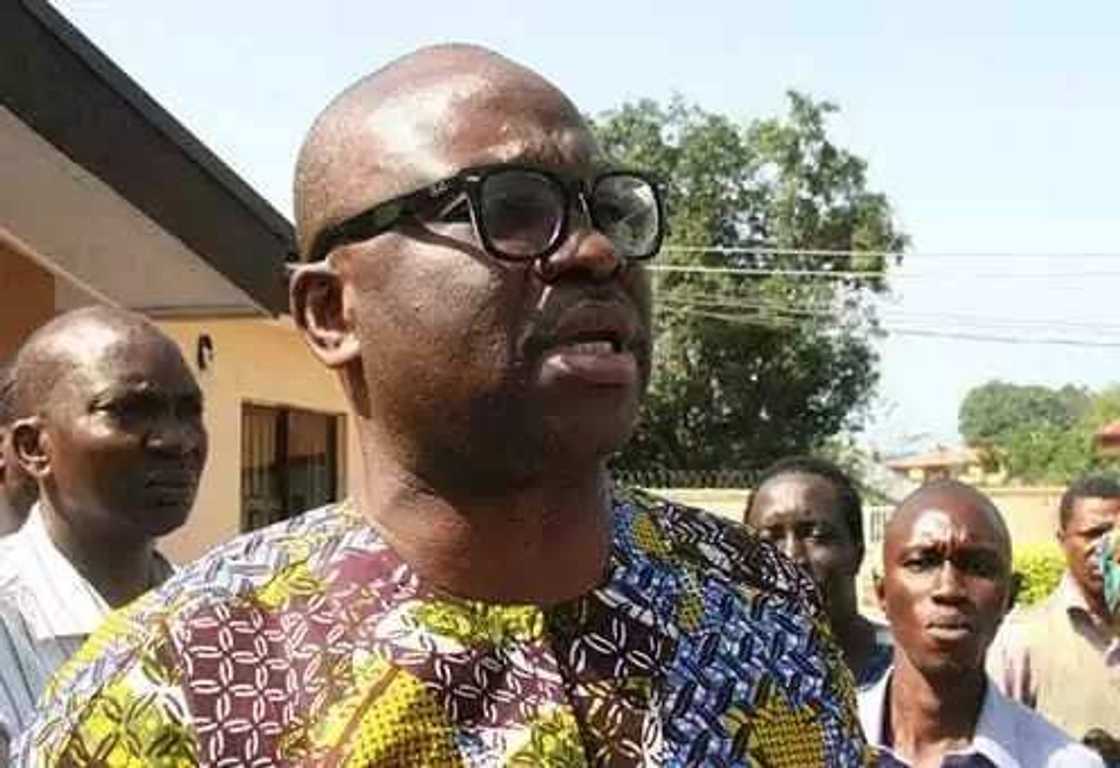 Governor Fayose Speaks On Olisa Metuh's Arrest