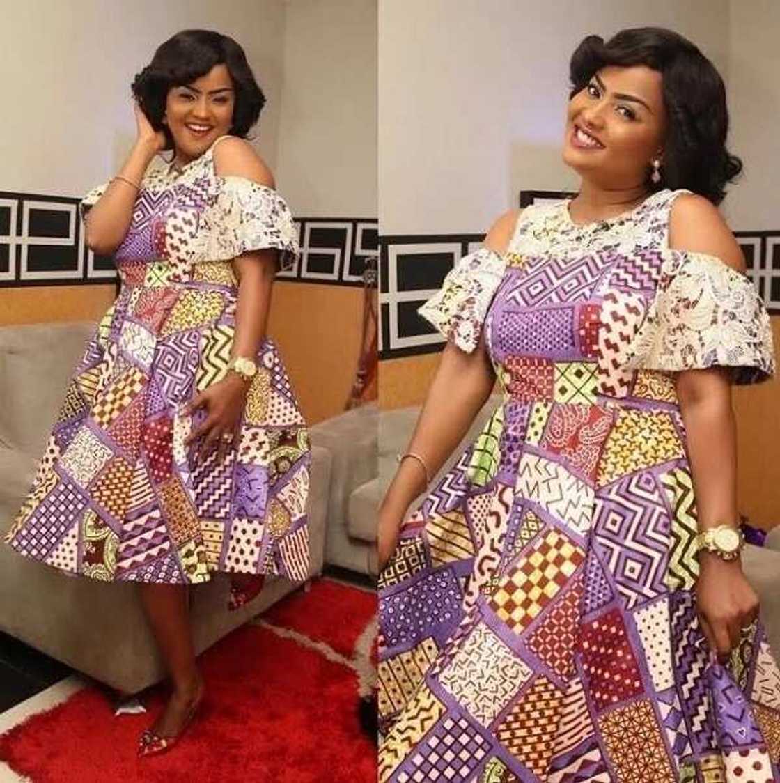 Ghanaian lace dresses best sale