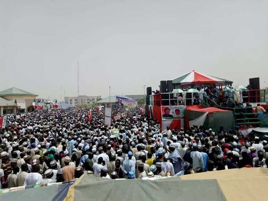 Hotuna daga gangamin taron jam'iyyar PDP a jihar Katsina Hotuna daga gangamin taron jam'iyyar PDP a jihar Katsina