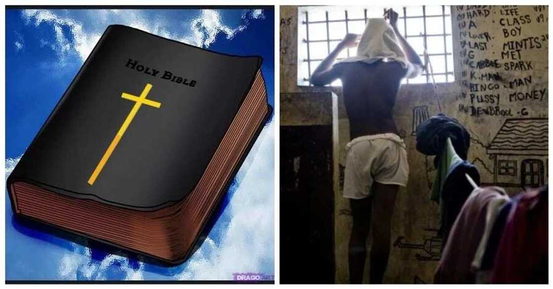 Kazeem, who was convicted of murder while in Nigerian Army in 2007, on Good Friday rejected his faith and accepted to be a Christian Kazeem, who was convicted of murder while in Nigerian Army in 2007, on Good Friday rejected his faith and accepted to be a Christian