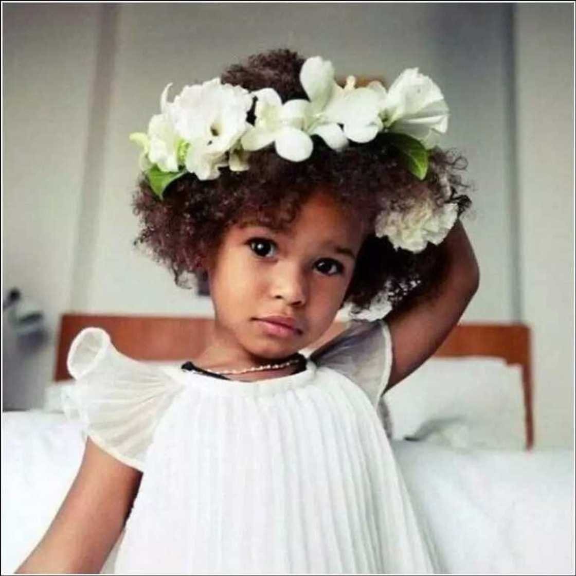 Little bride hairstyles Little bride hairstyles