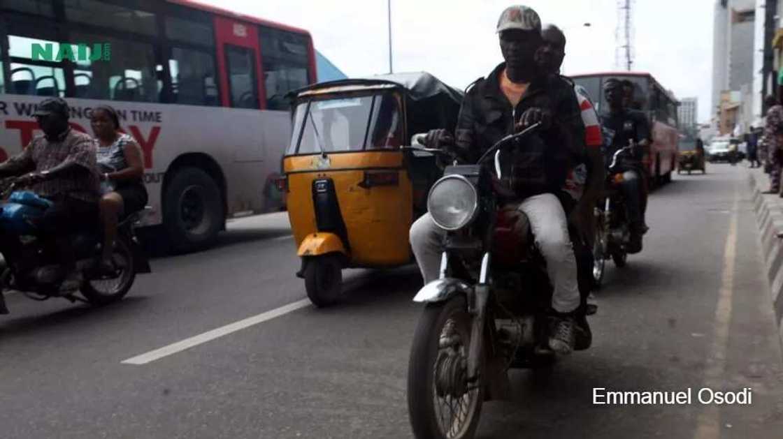 Okada riders in trouble in Lagos state Okada riders in trouble in Lagos state