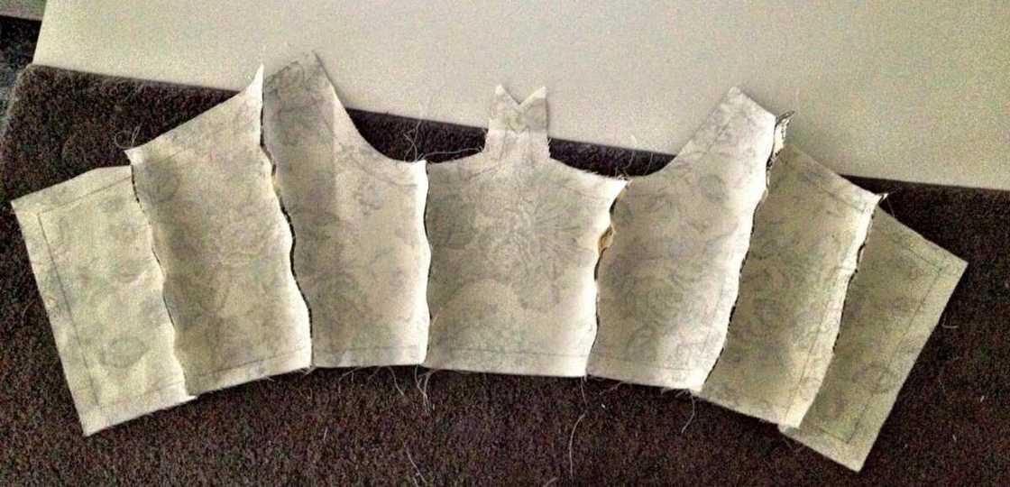 sewn together sewn together