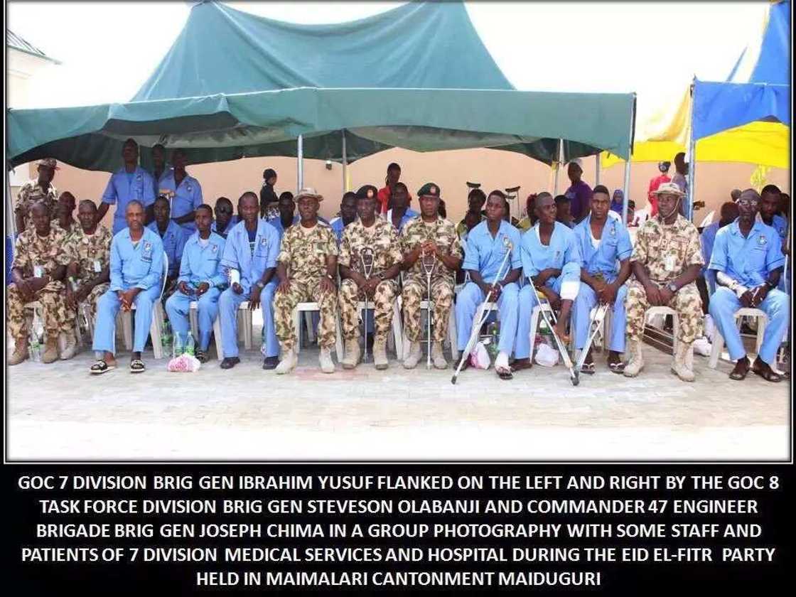 Boko Haram: GOC pays August visit to injured soldiers, sends powerful message to troops Boko Haram: GOC pays August visit to injured soldiers, sends powerful message to troops