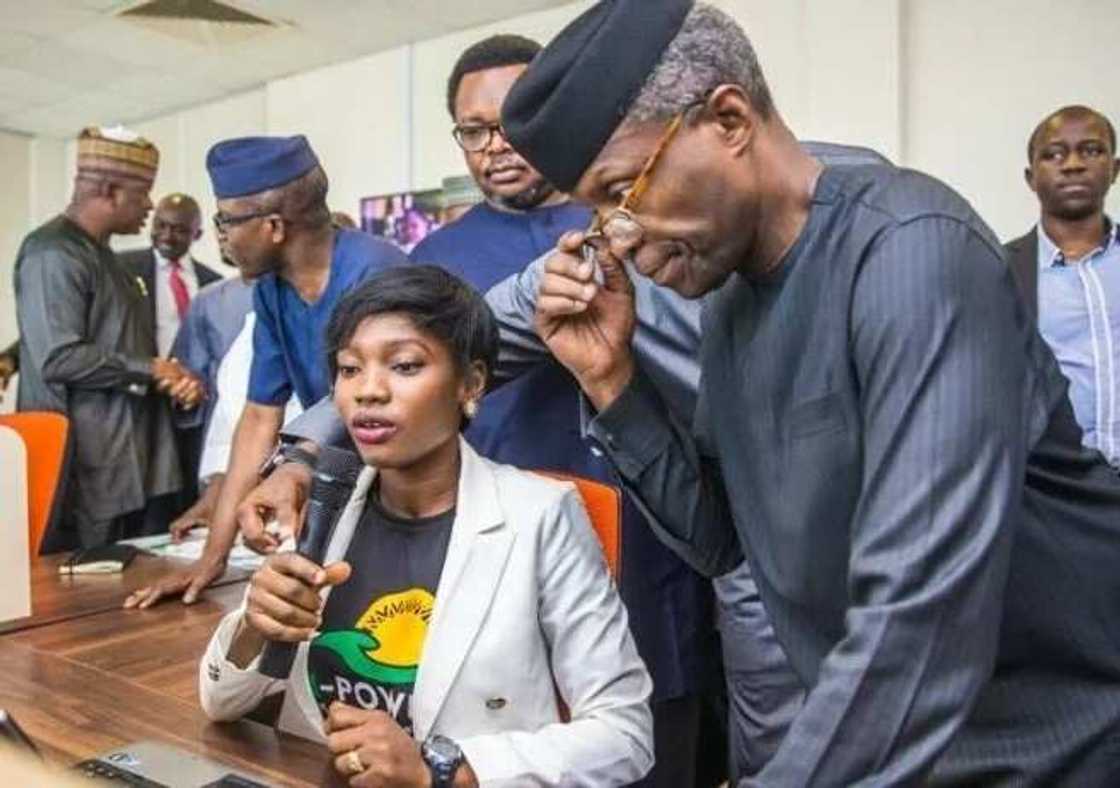 Acting President Osinbajo visits N-Power call centre in Abuja Acting President Osinbajo visits N-Power call centre in Abuja
