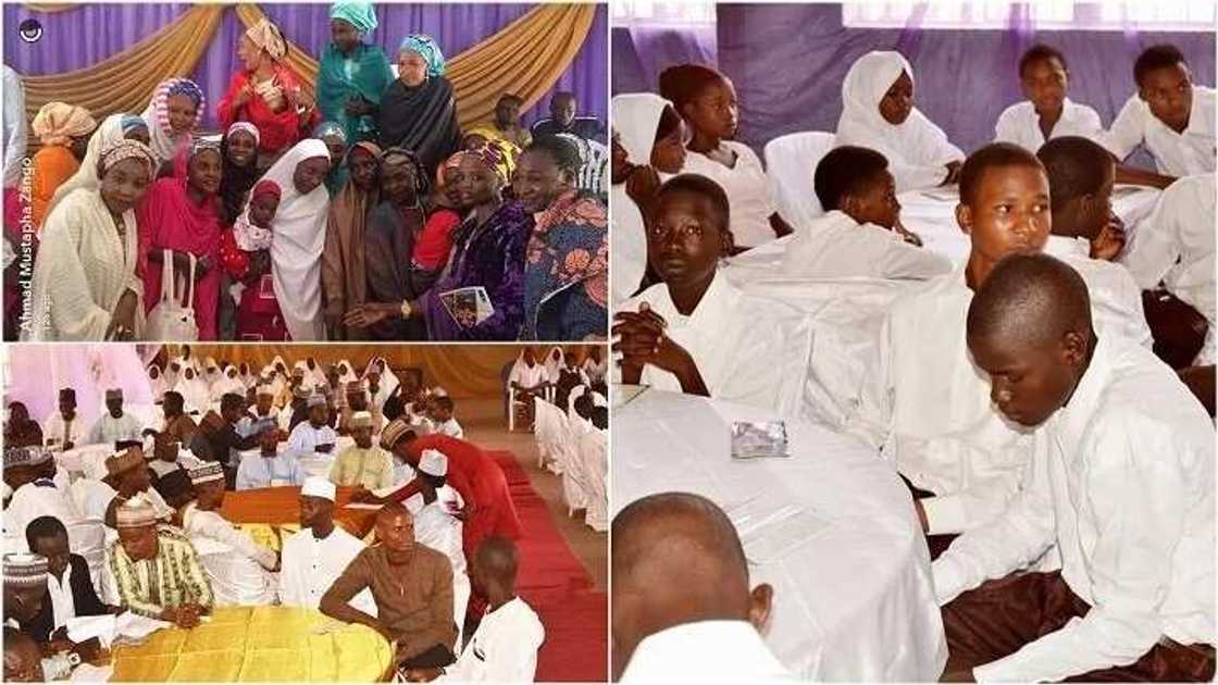 Tsofaffin ɗalibai sun karrama malamansu a garin shugaban ƙasa Buhari (Hotuna) Tsofaffin ɗalibai sun karrama malamansu a garin shugaban ƙasa Buhari (Hotuna)