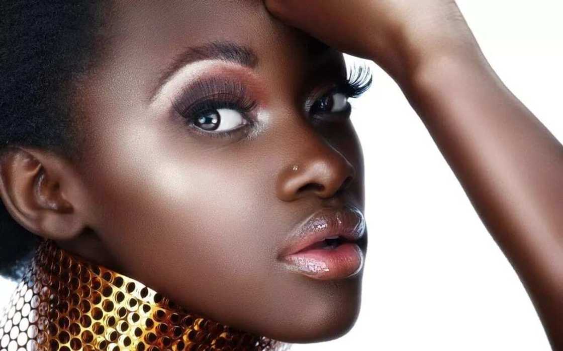 Girl with beautiful eyebrows Girl with beautiful eyebrows
