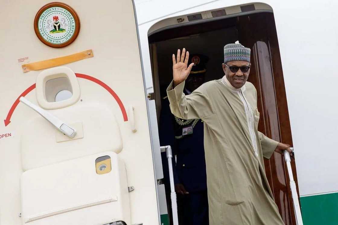 Da dumin sa: jirgin shugaba Buhari ya tashi zuwa kasar Morocco Da dumin sa: jirgin shugaba Buhari ya tashi zuwa kasar Morocco