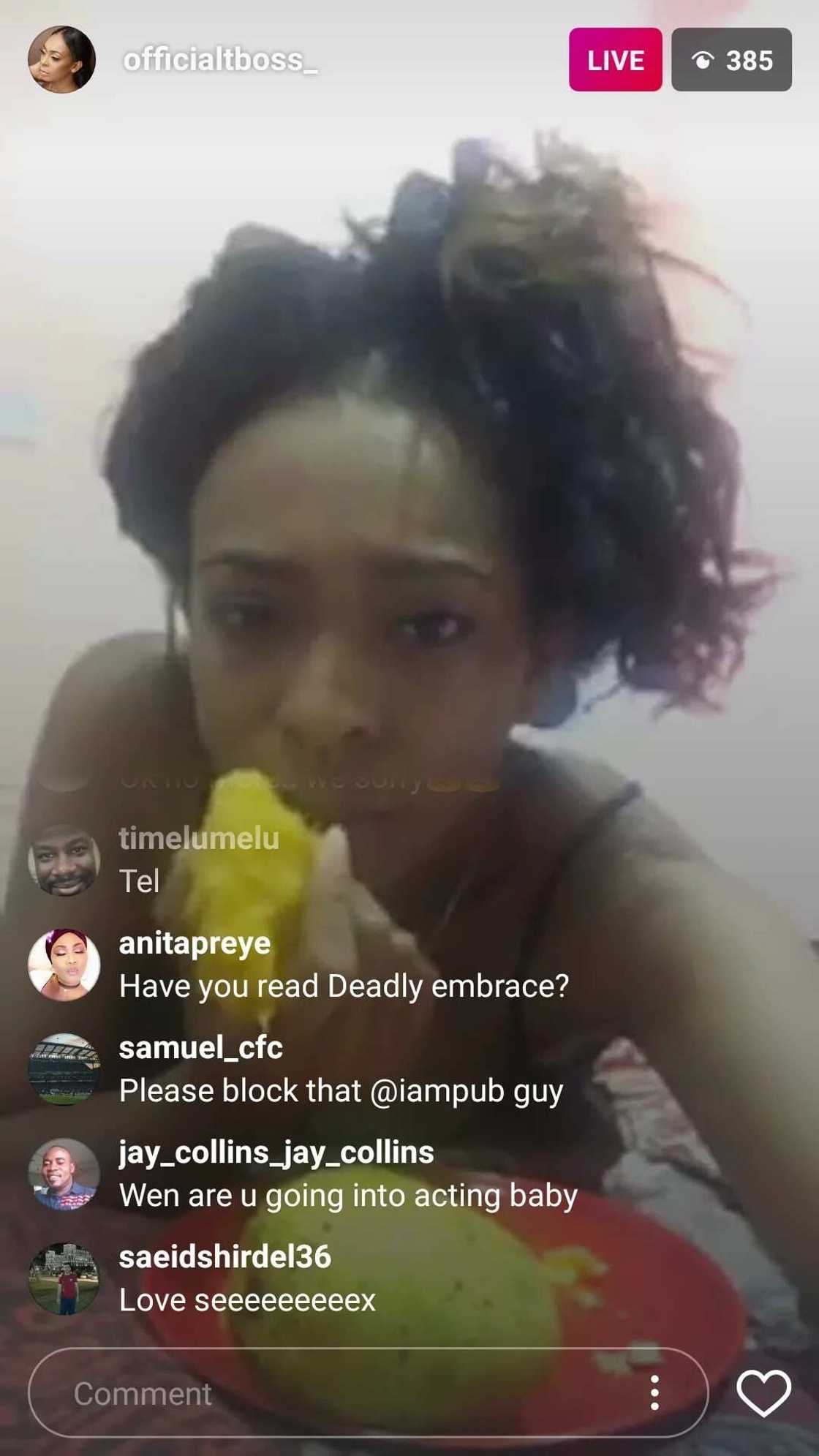 TBoss recently had a sweet experience with mangoes TBoss recently had a sweet experience with mangoes