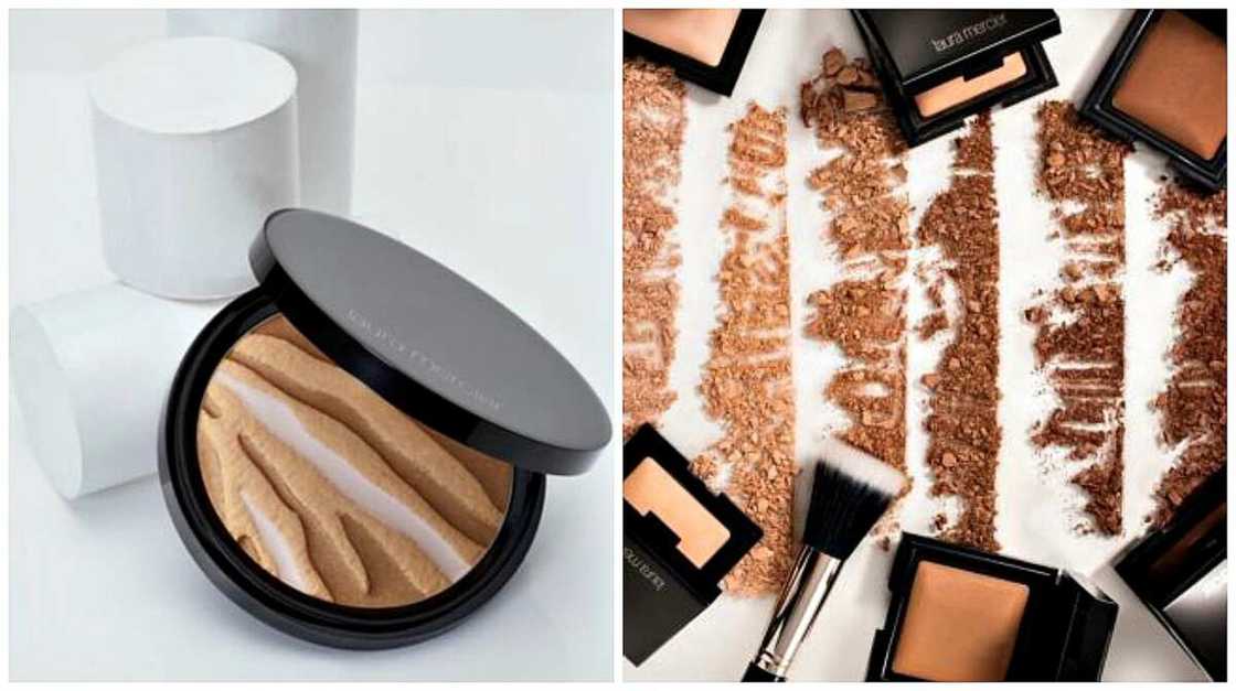 Powder from the shine of the skin Powder from the shine of the skin