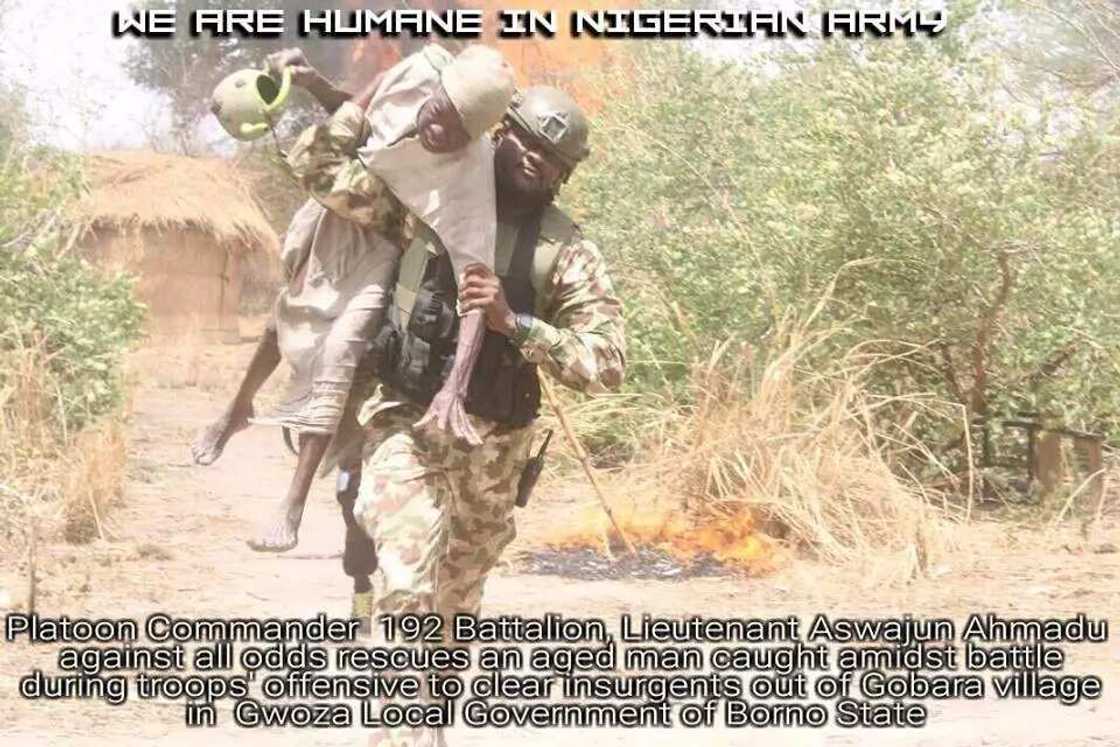 2 Boko Haram terrorists killed as brave soldiers rescue old man during gunfight 2 Boko Haram terrorists killed as brave soldiers rescue old man during gunfight
