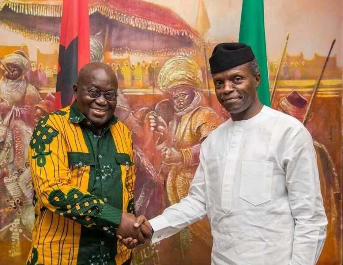 Osinbajo receives Ghana’s President Nana Akufo-Addo in Abuja Osinbajo receives Ghana’s President Nana Akufo-Addo in Abuja
