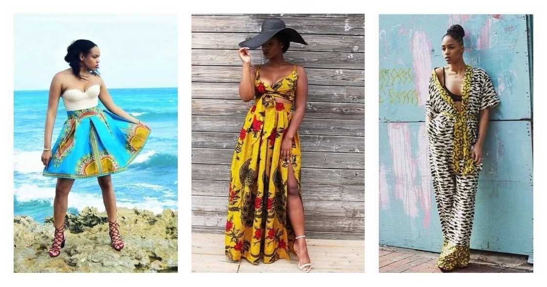 Trendy Ankara beach wears for ladies to wear in 2018