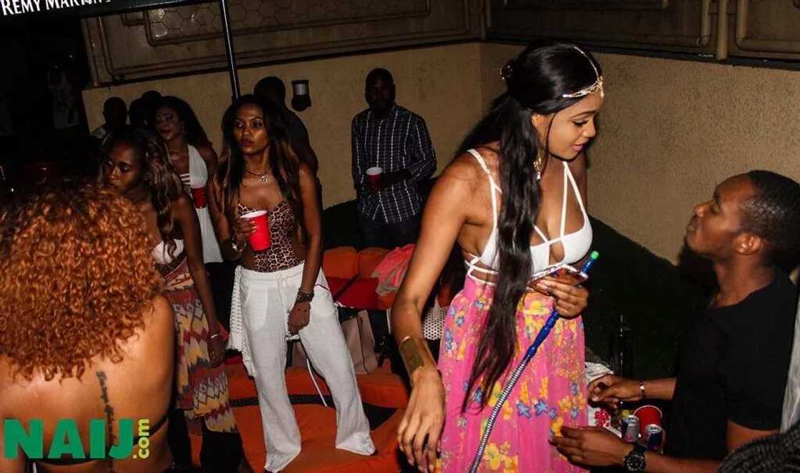 Chris Brown's Ex Karrueche Tran Parties In Abuja (PHOTOS)