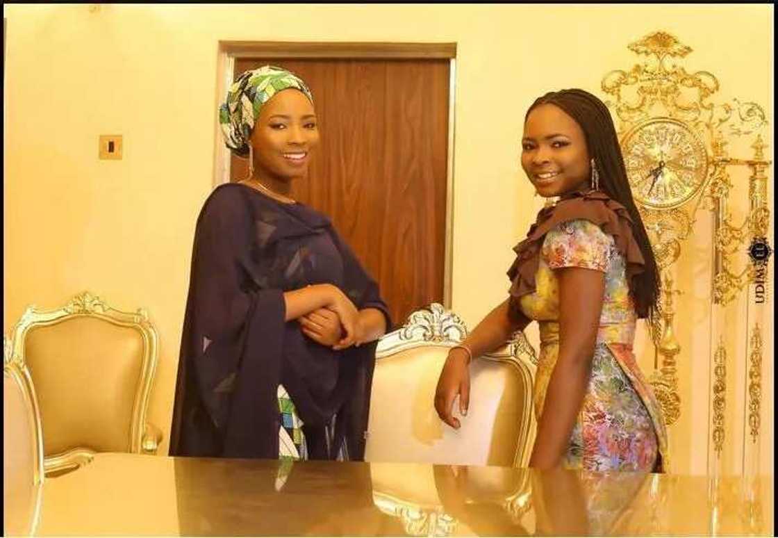 Hafsat da Laila Atiku Abubakar a sabbabin hotuna Hafsat da Laila Atiku Abubakar a sabbabin hotuna