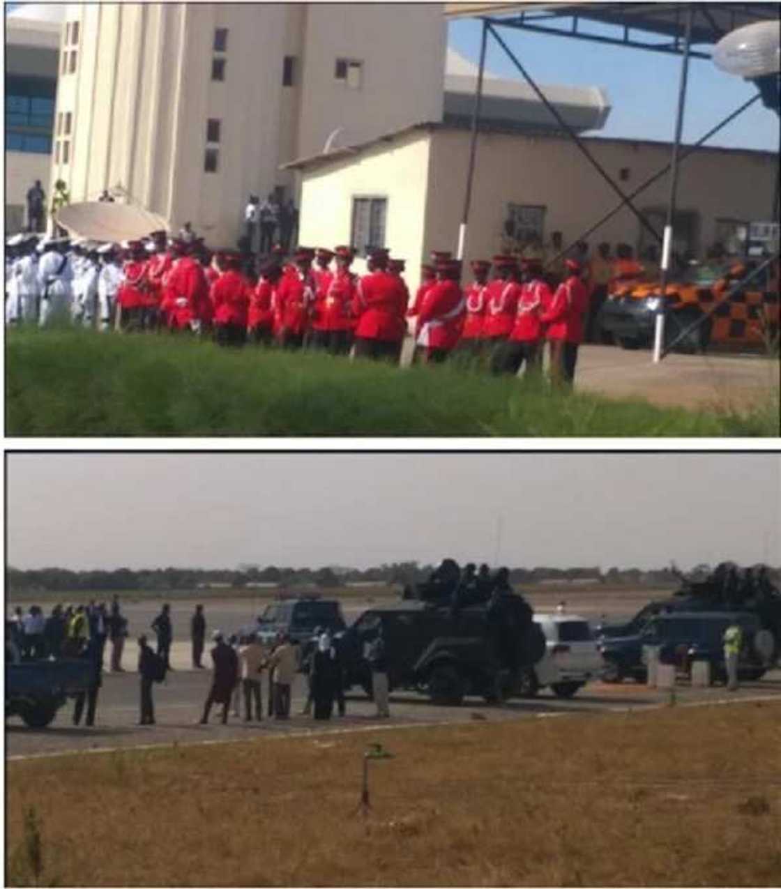 Photonews: See how President Barrow made his triumphant entry into Gambia (Photos)