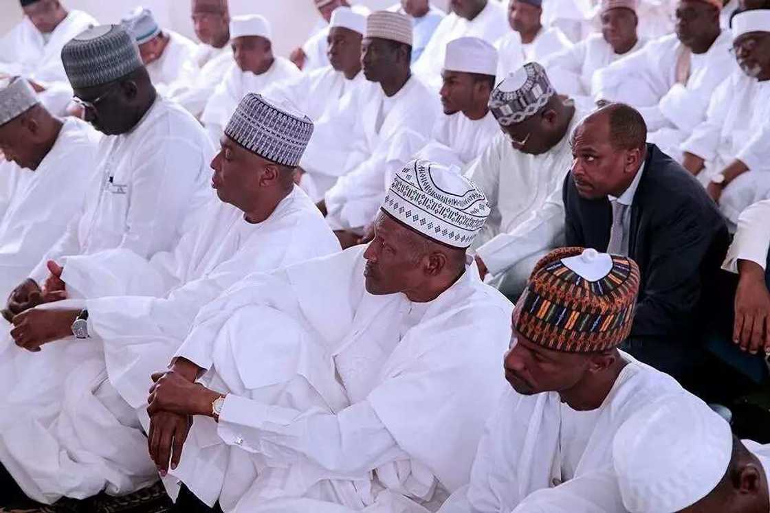 Breaking: Buhari, Saraki and others come together for Nigeria at 57 (photos) Breaking: Buhari, Saraki and others come together for Nigeria at 57 (photos)